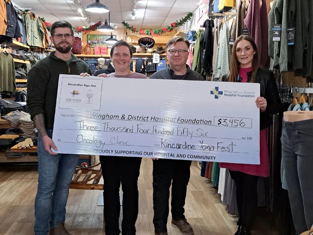 Kincardine Yoga Fest supporting cancer unit at Wingham hospital