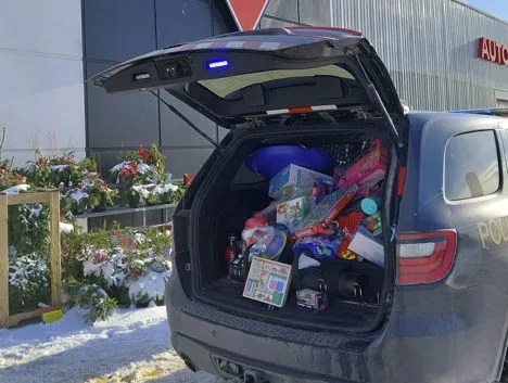OPP’s Stuff-a-Cruiser toy collection supporting Kincardine area kids