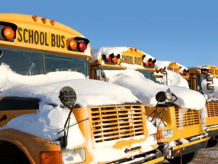 Heavy snow delays school buses in London, across region