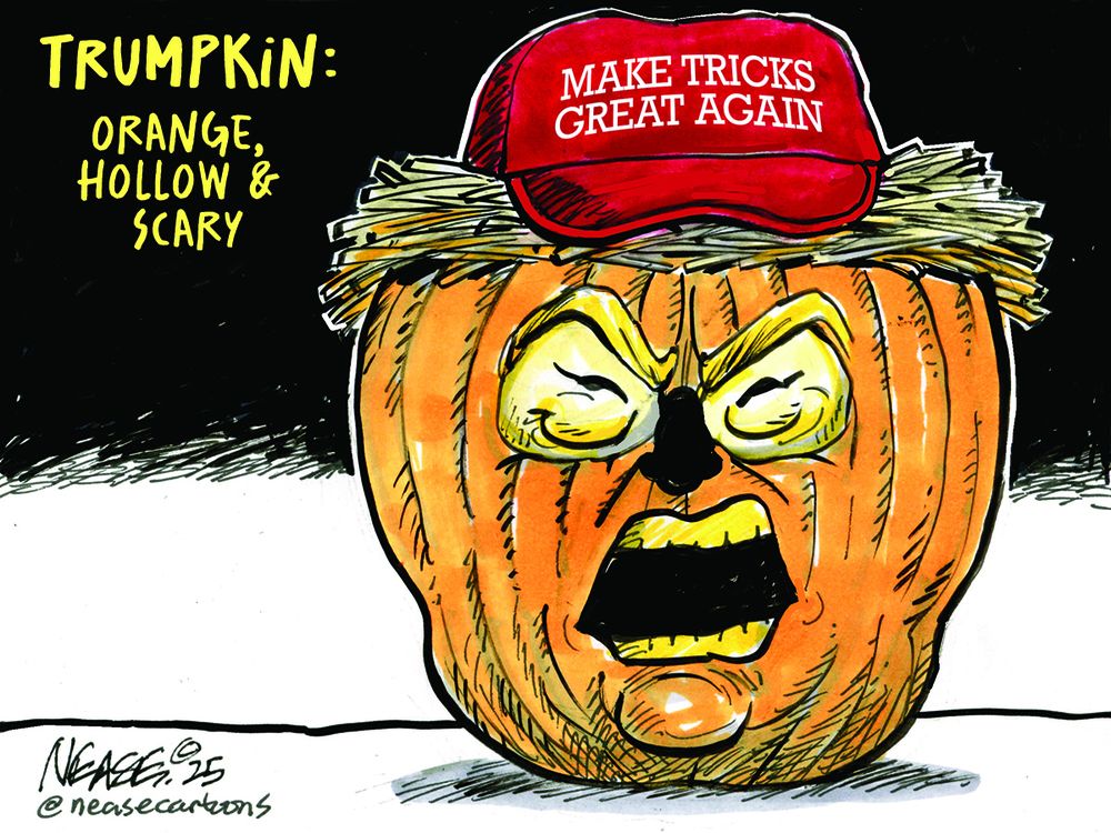 Steve Nease cartoon, Oct. 31, 2025