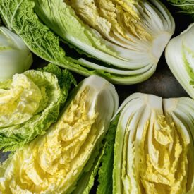 Bring this napa cabbage salad to your next potluck and everyone will ask for the recipe