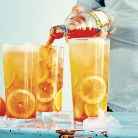 This simple Italian soda cocktail is our favourite drink for summertime at the cottage