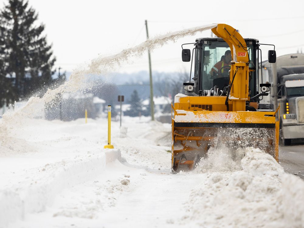 OPP warn of slick roads as temperature plunges, winds whip region