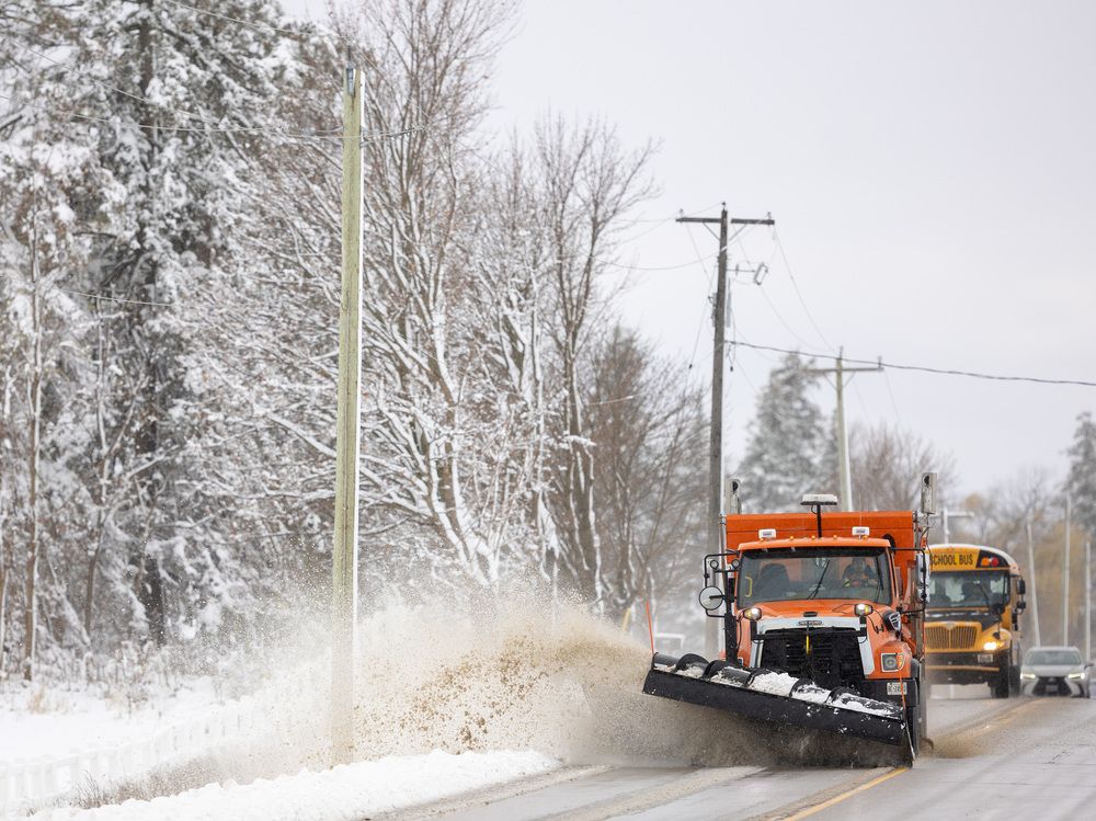 Storm closes London area schools, causes havoc on highways