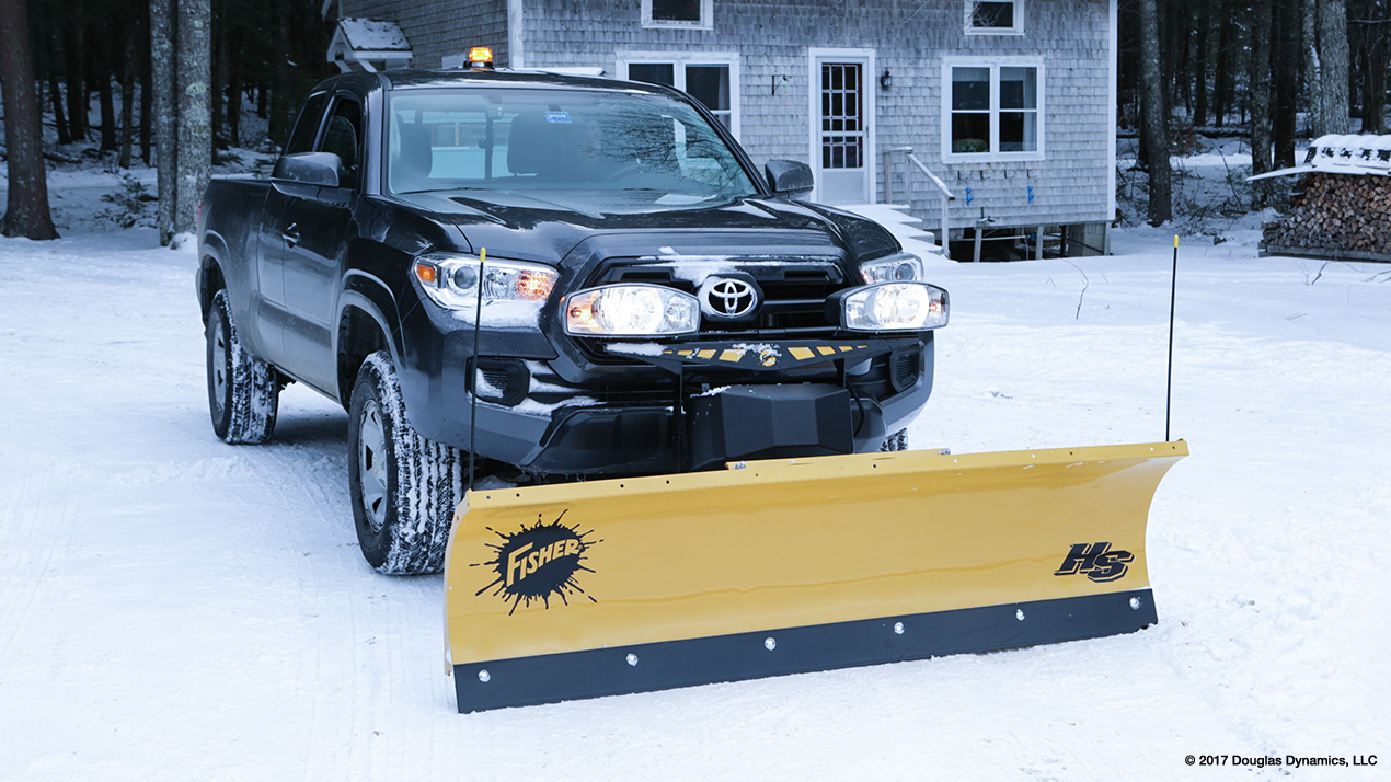 Sick of shovelling? Here’s how to turn your vehicle into a snowplow