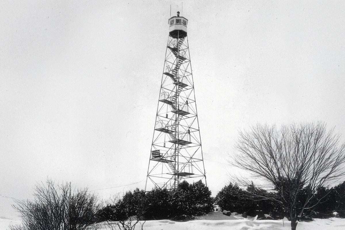 The Tower Hill lookout in Parry Sound, Ont., was the front line of forest fire prevention and a tourist hot spot