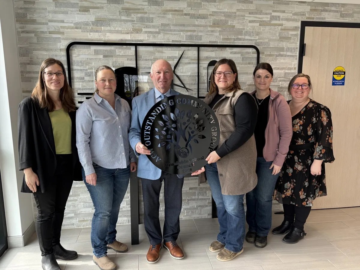 Brookside P.S. council receives ACW Outstanding Community Group Award