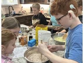 Ripley-based youth club enjoys canning, baking on chilly April day