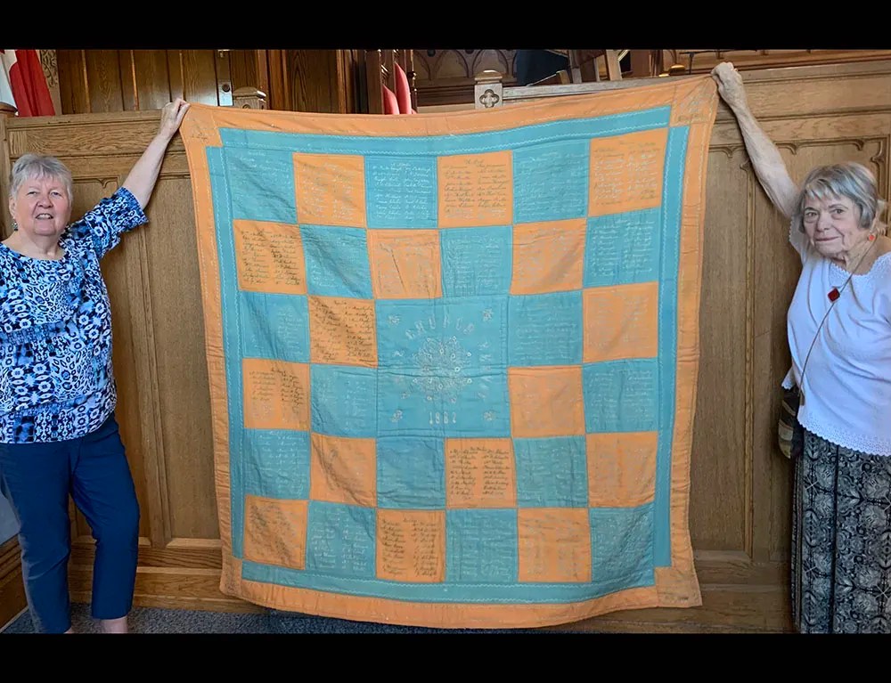 History behind donated signature quilt being sought in Kincardine