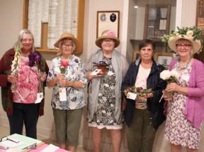 Indoor garden party held by Ripley and District Horticultural Society