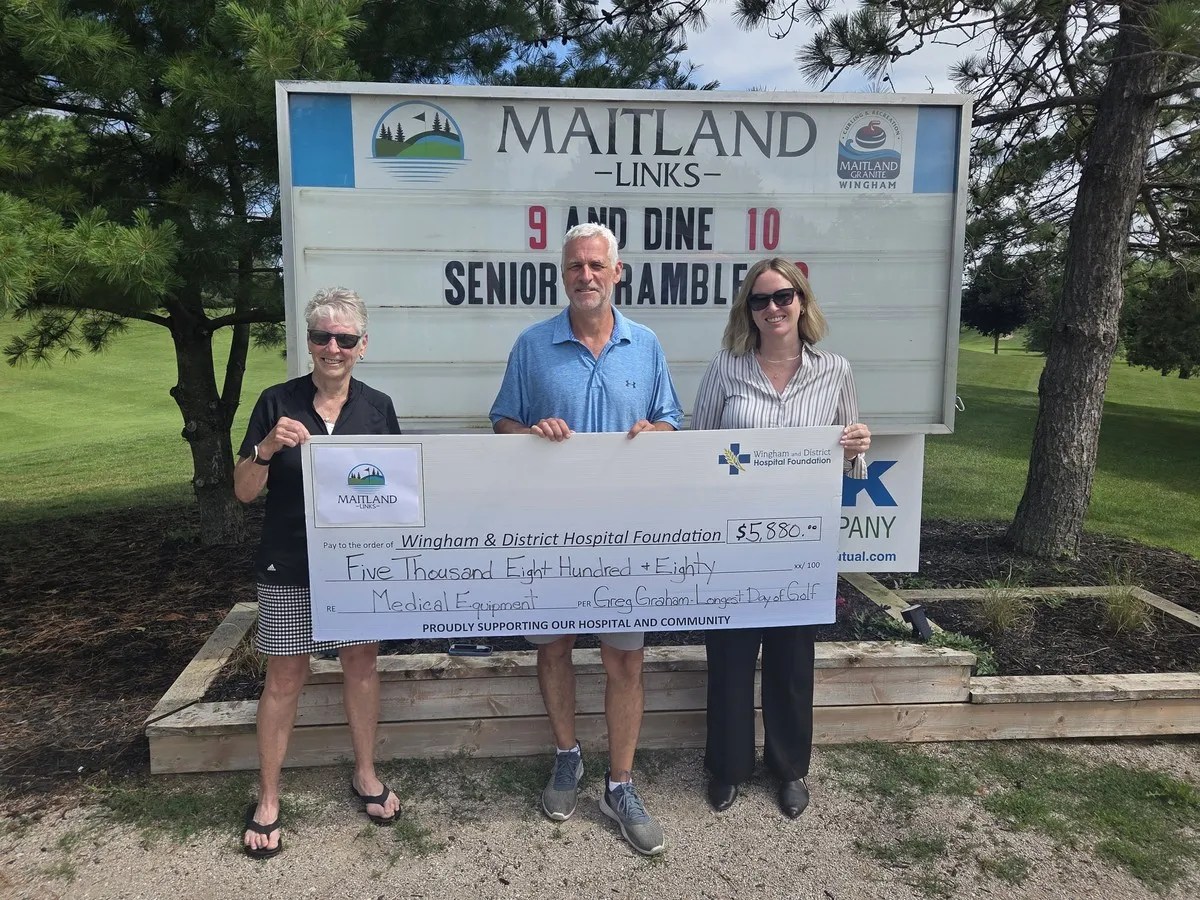 Longest Day of Golf raises $5,800 for Wingham’s hospital