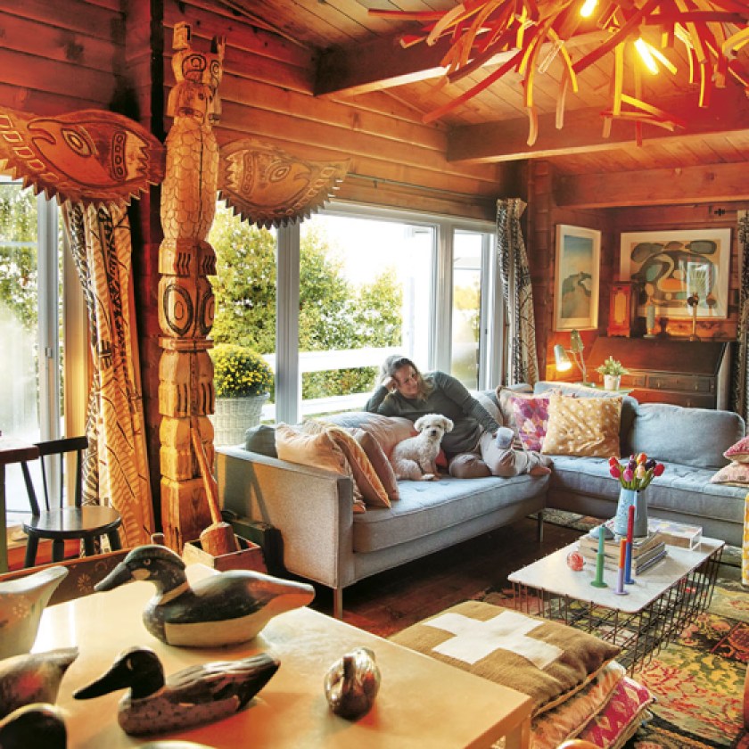 Patterns, pine needles, and patina: step into designer Henrietta Southam’s Big Rideau Lake cottage full of eclectic treasures