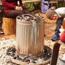 How to cook a Thanksgiving turkey in the firepit or on the grill