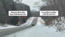 Winter makes curved roads dangerous; researchers seek solutions