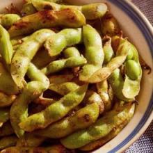 Grilled ginger-garlic edamame is a quick and simple snack for down on the dock